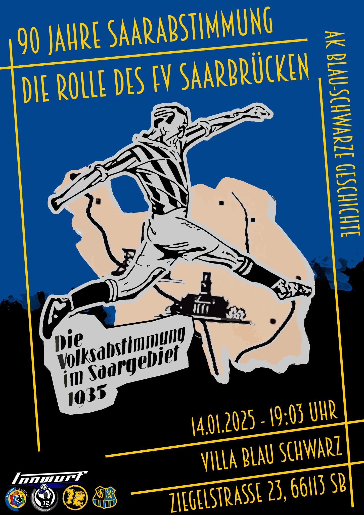 Flyer 90 Jahre Saar Abstimmung